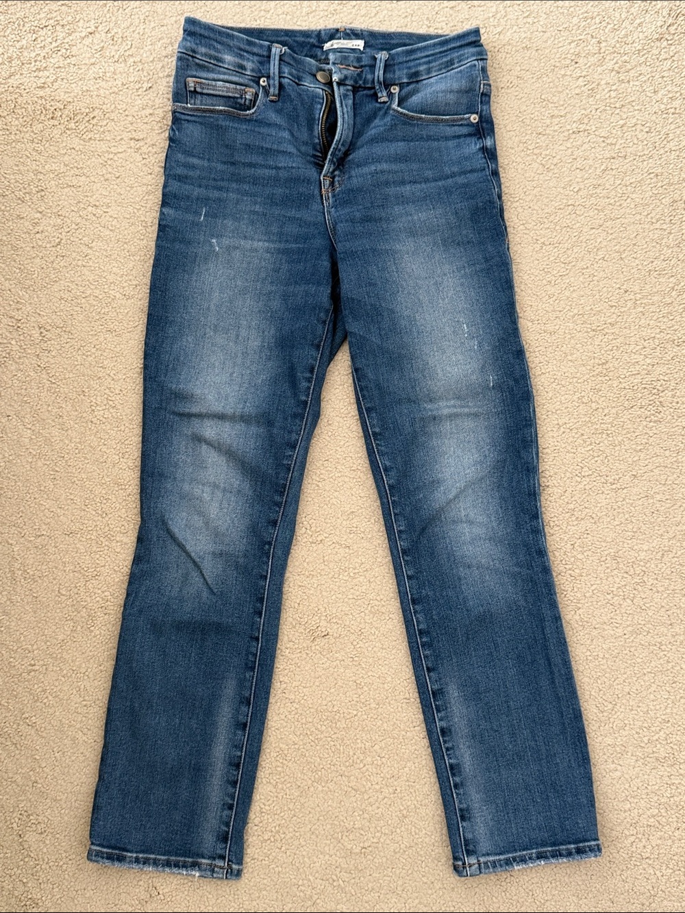 Good American Straight Leg Jeans